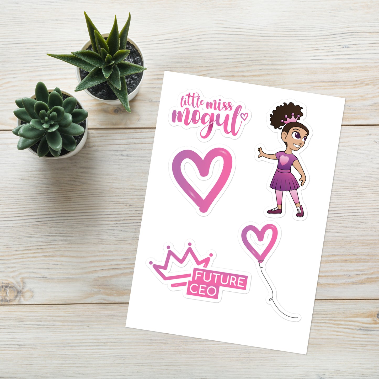 Little Miss Mogul Sticker sheet